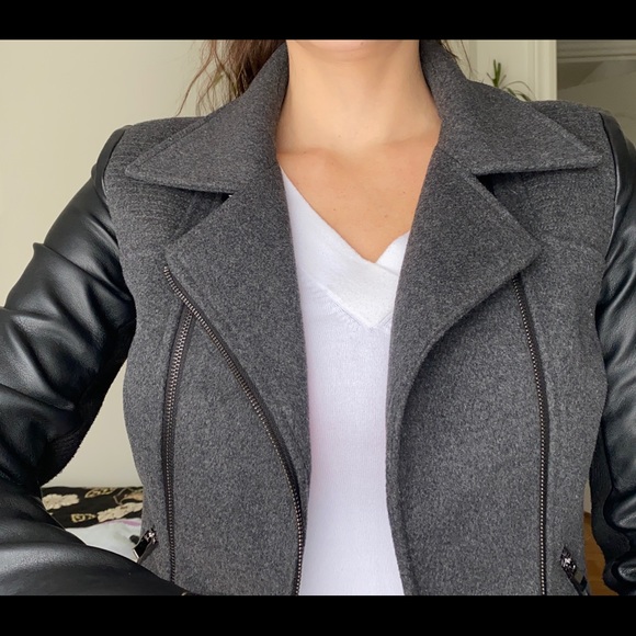 Lady Dutch high society biker style jacket faux leather - Picture 4 of 12